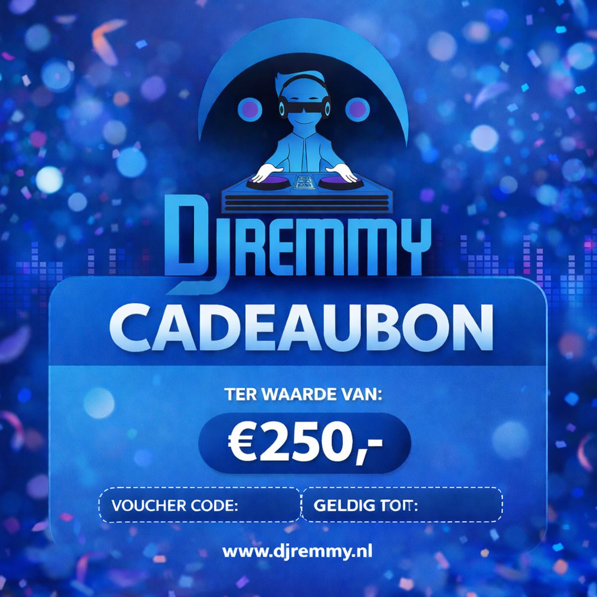 DJ Remmy Cadeaubon 250
