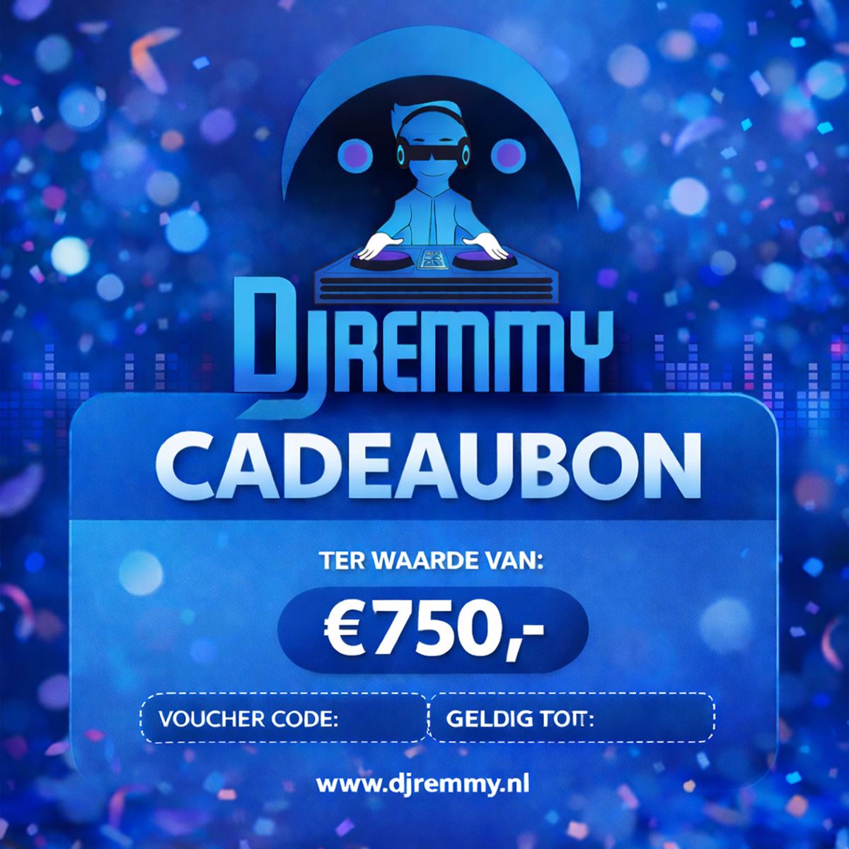 DJ Remmy Cadeaubon 750