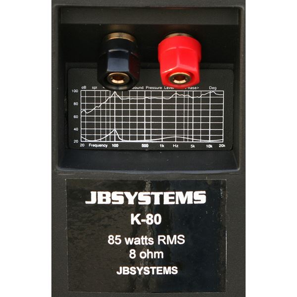 JB Systems K80 zwart Speaker 02