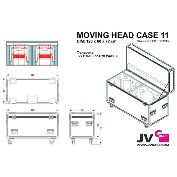 JV Case Moving Head Case 11 03