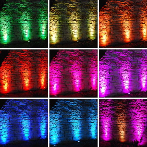 Set van 16 Uplights op Accu