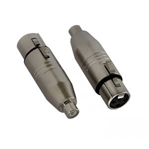 Hilec - Adapter RCAfXLRf Hilec - Adapter RCAfXLRf