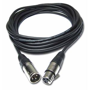 Hilec - Female XLR - Male XLR microfoonkabel - 6M
