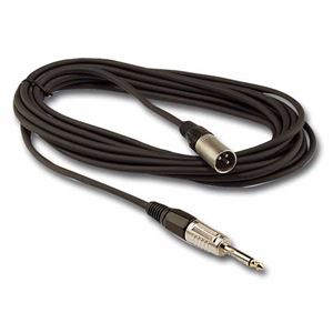 Hilec - Male XLR naar Male Mono Jack Microfoon Kabel 3M